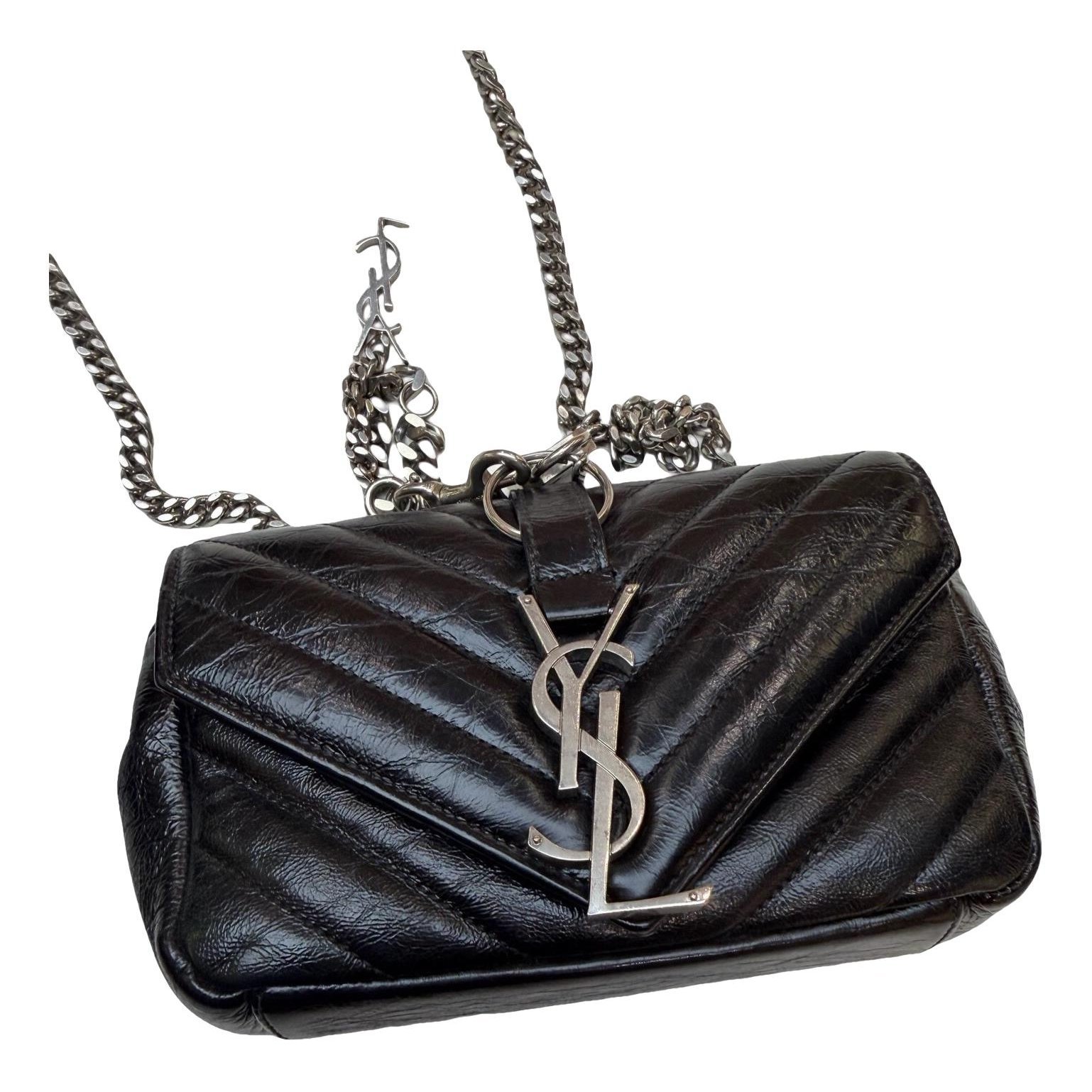 Collége monogramme leather handbag