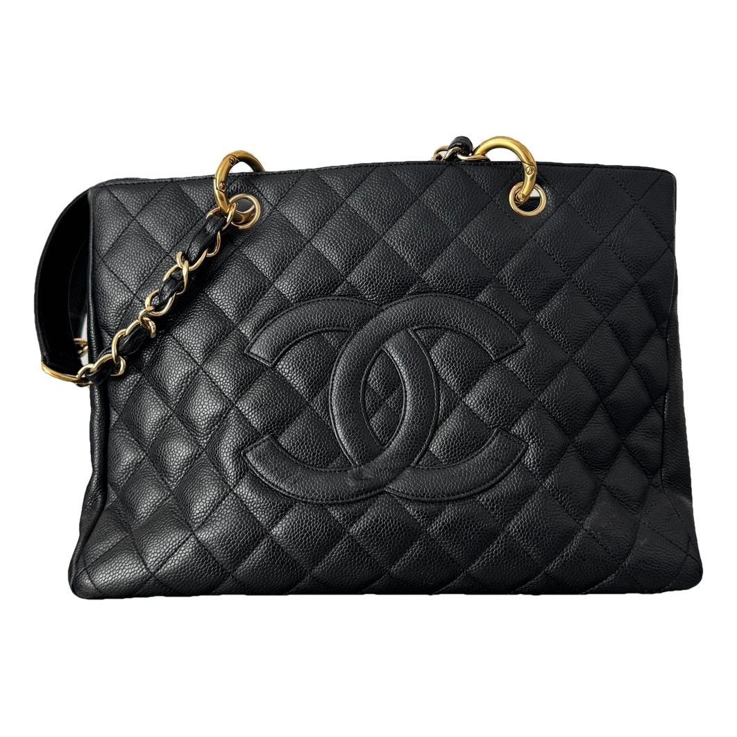 Grand shopping leather tote