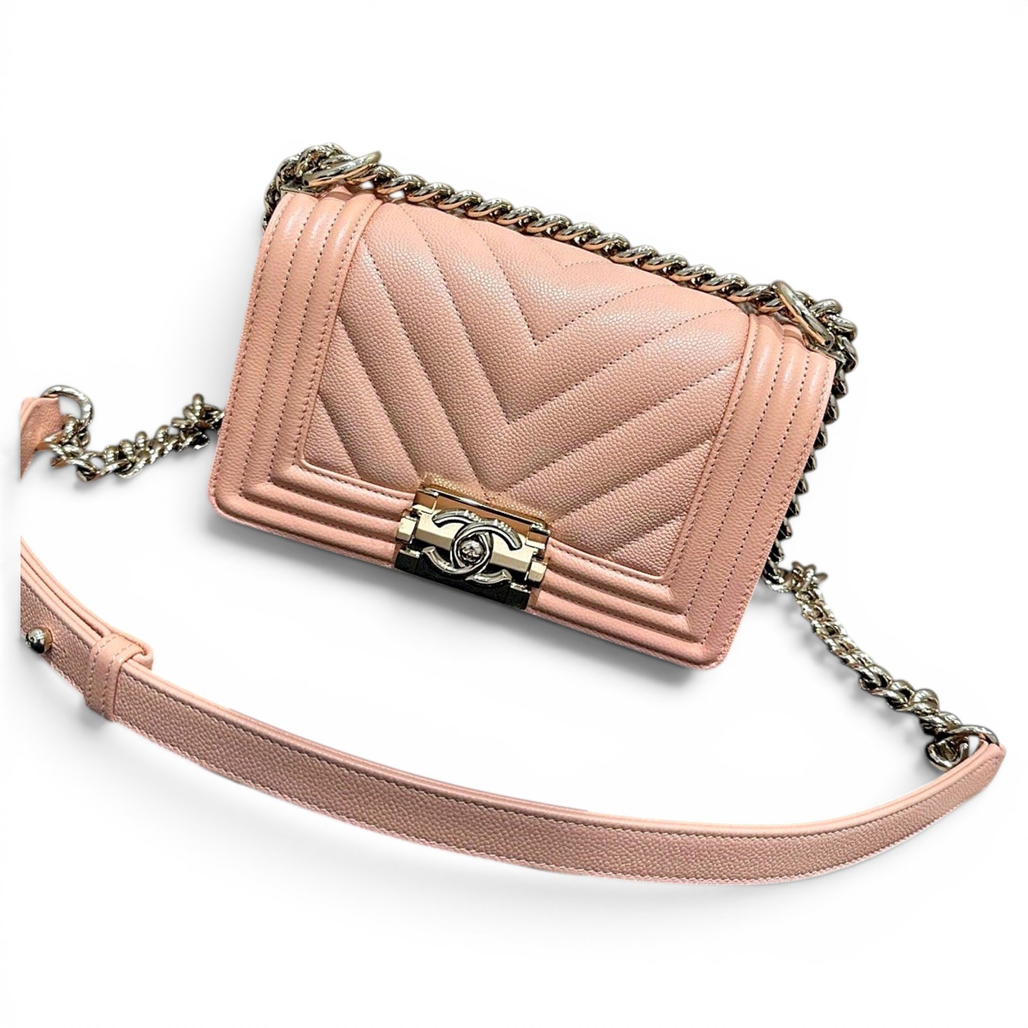 Chanel Boy leather handbag