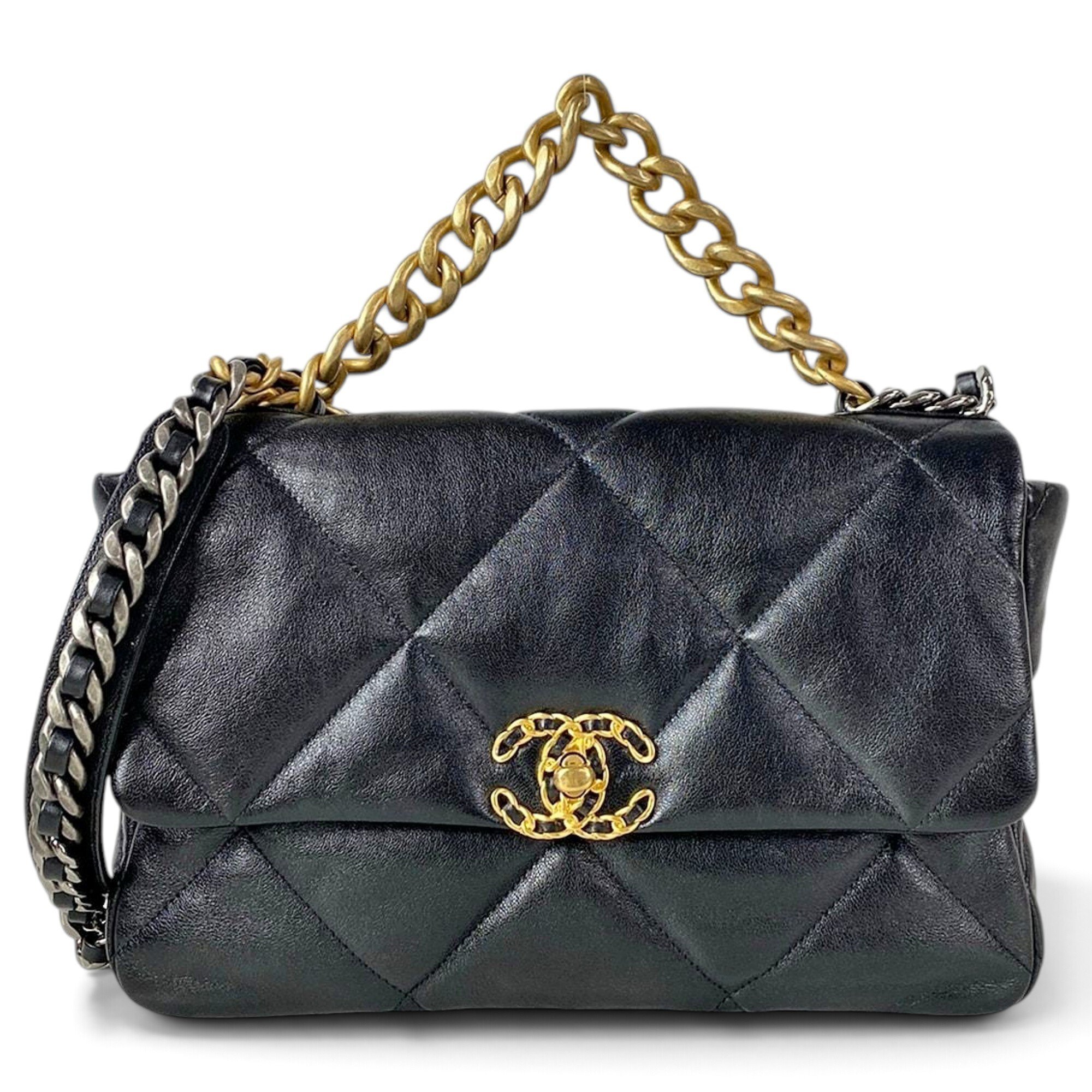 Chanel 19 leather handbag