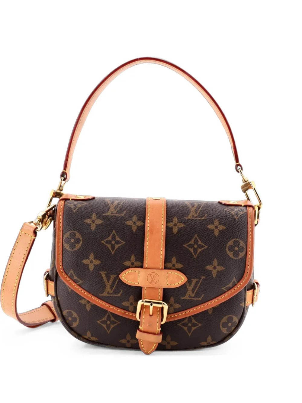 Saumur Handbag Monogram Canvas BB crossbody bag