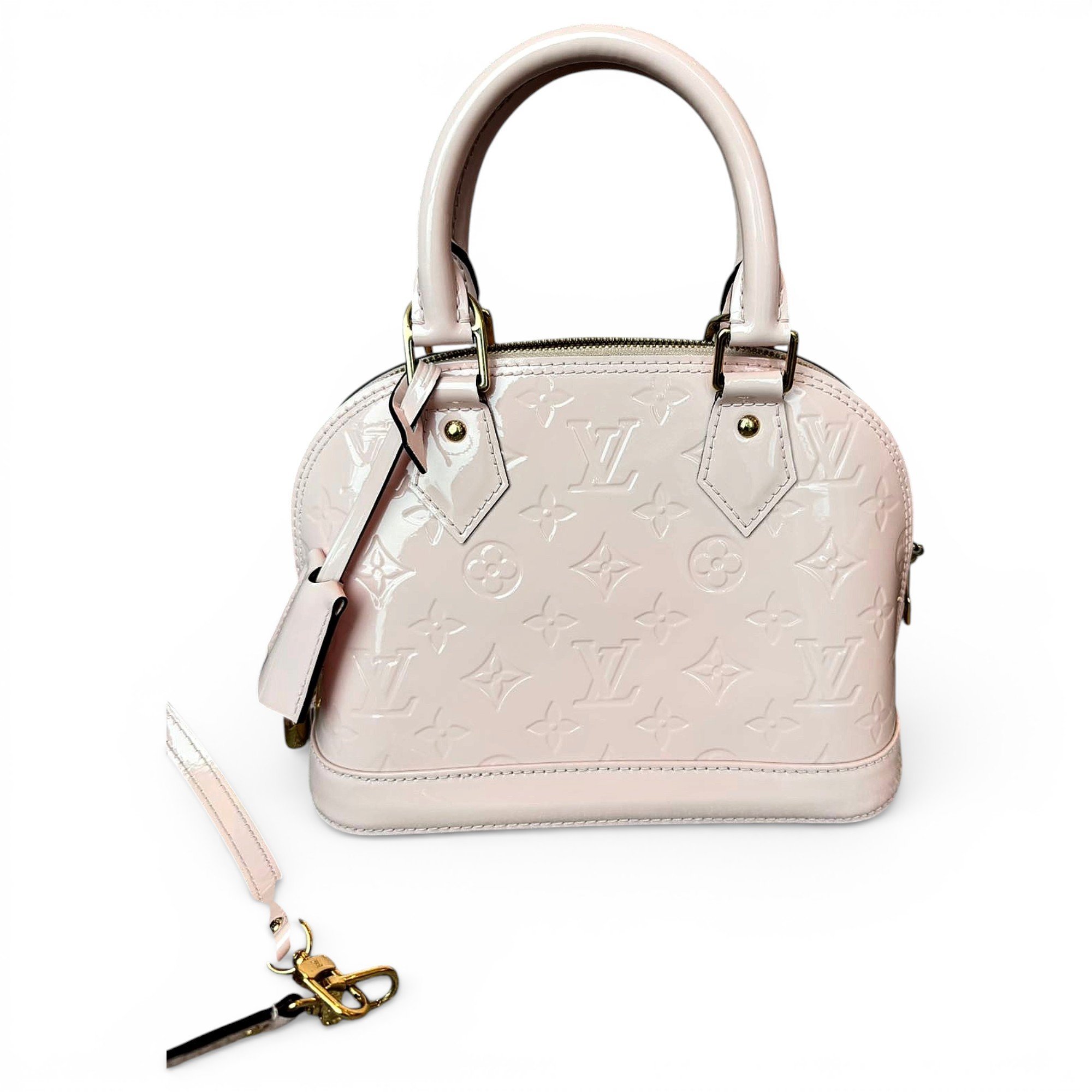 Alma BB patent leather handbag