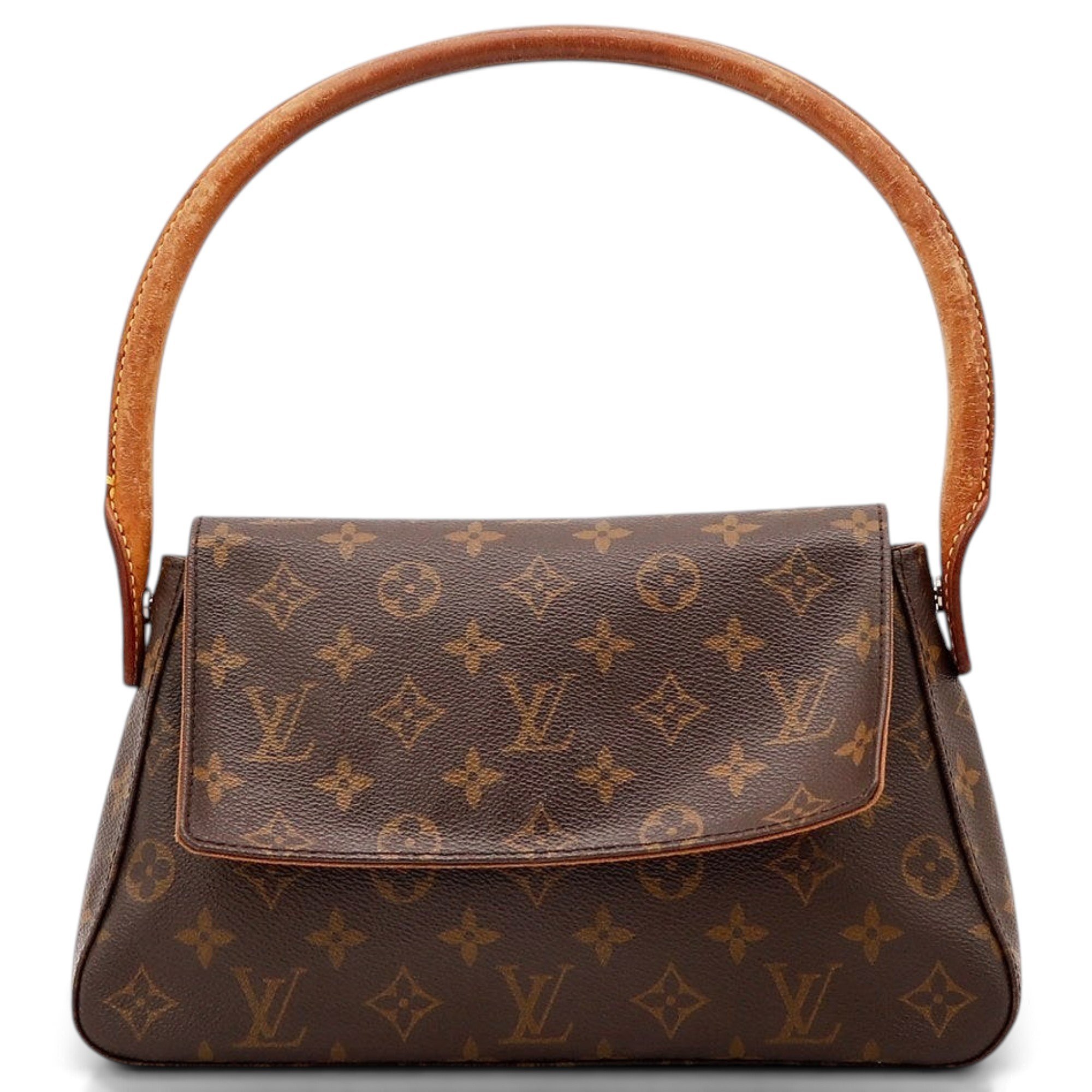 Looping cloth handbag