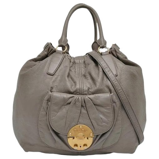 Leather handbag