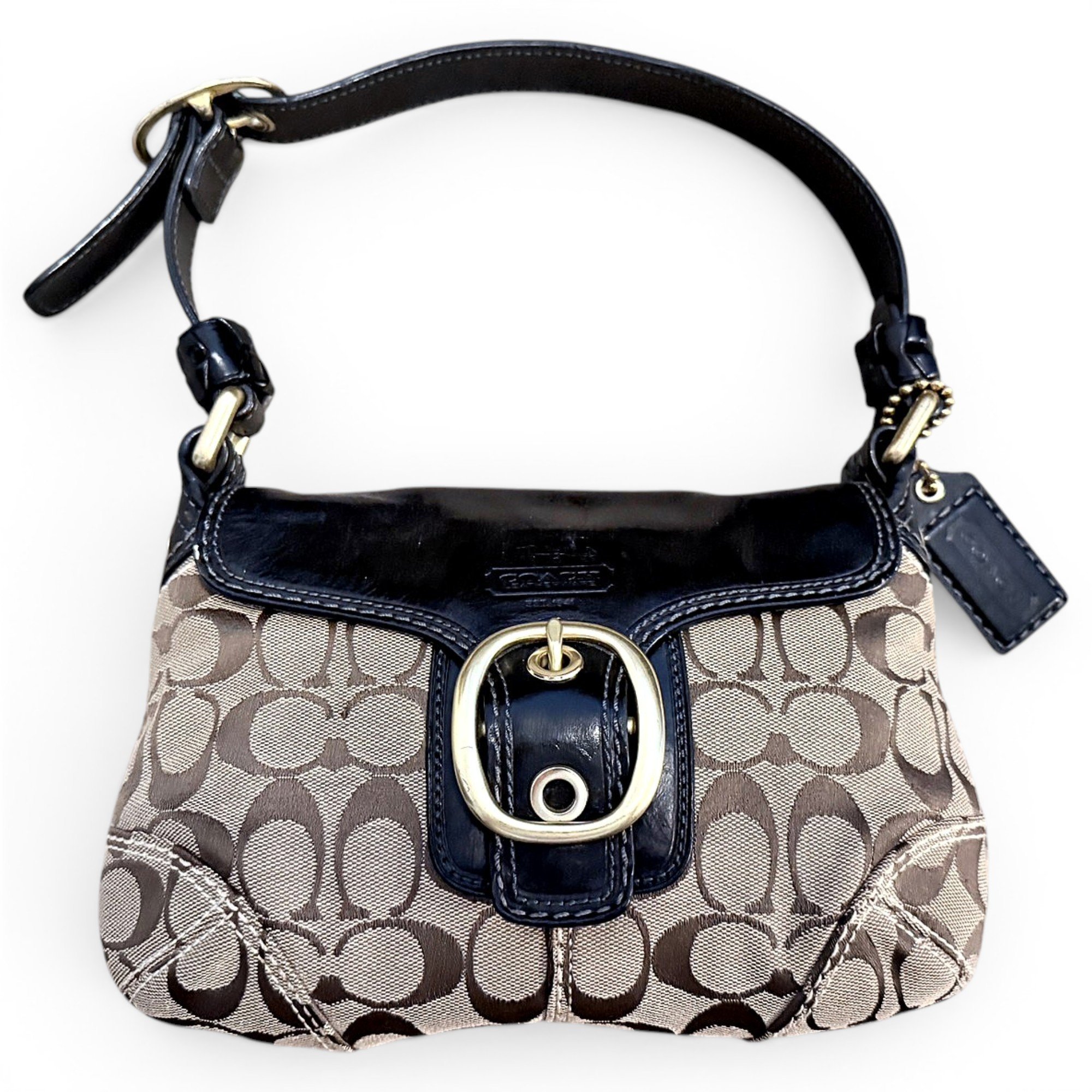 Signature Sufflette leather handbag