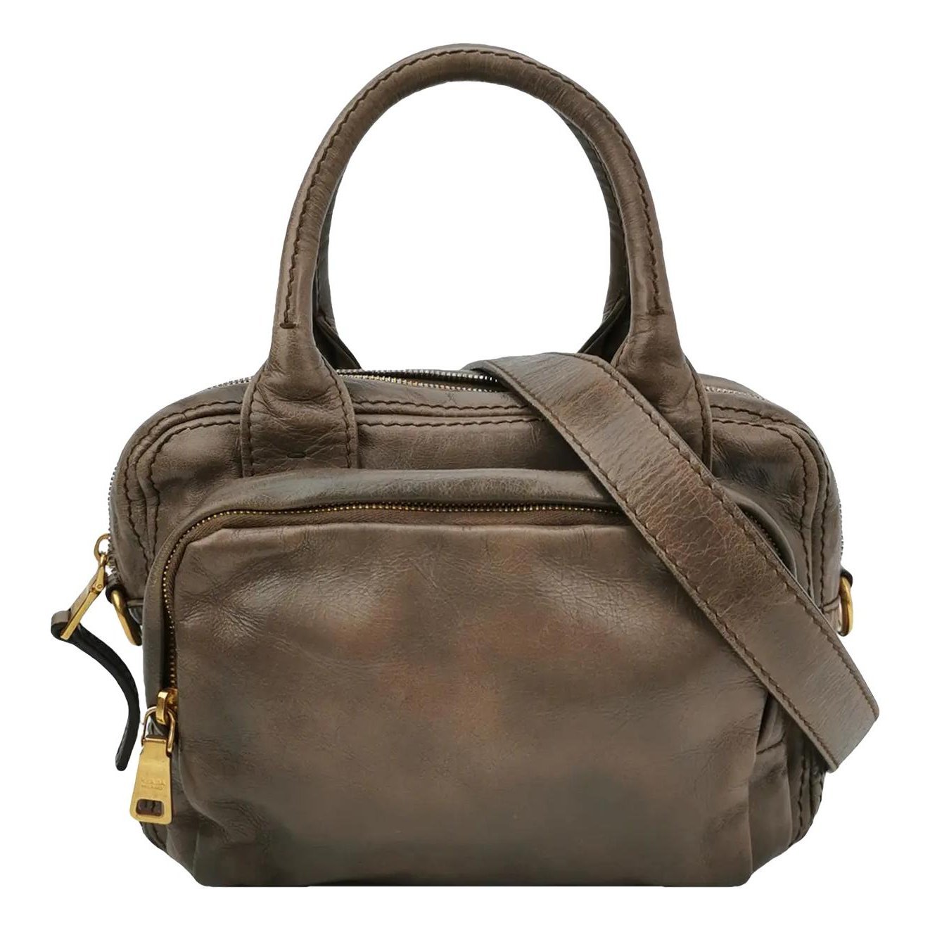 Leather crossbody bag