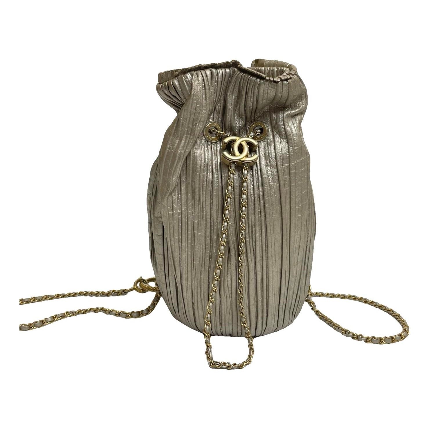 Leather backpack