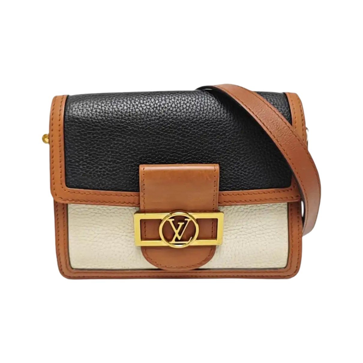 Dauphine leather handbag