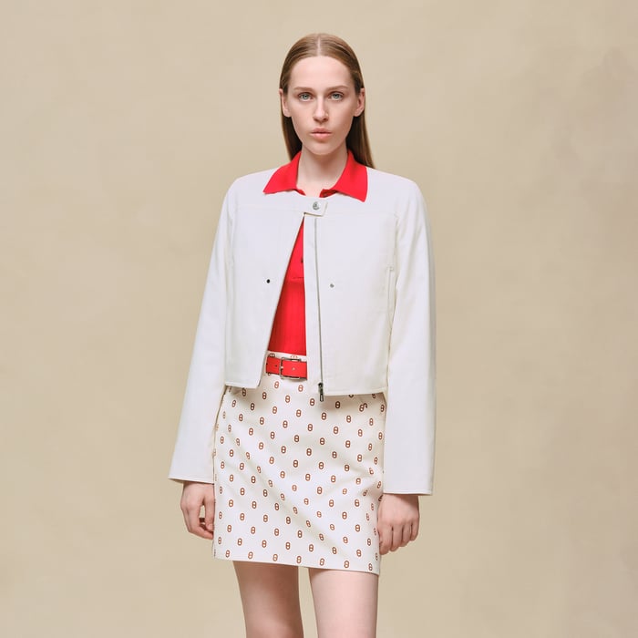 Blanc Cassé Cotton Twill Jacket