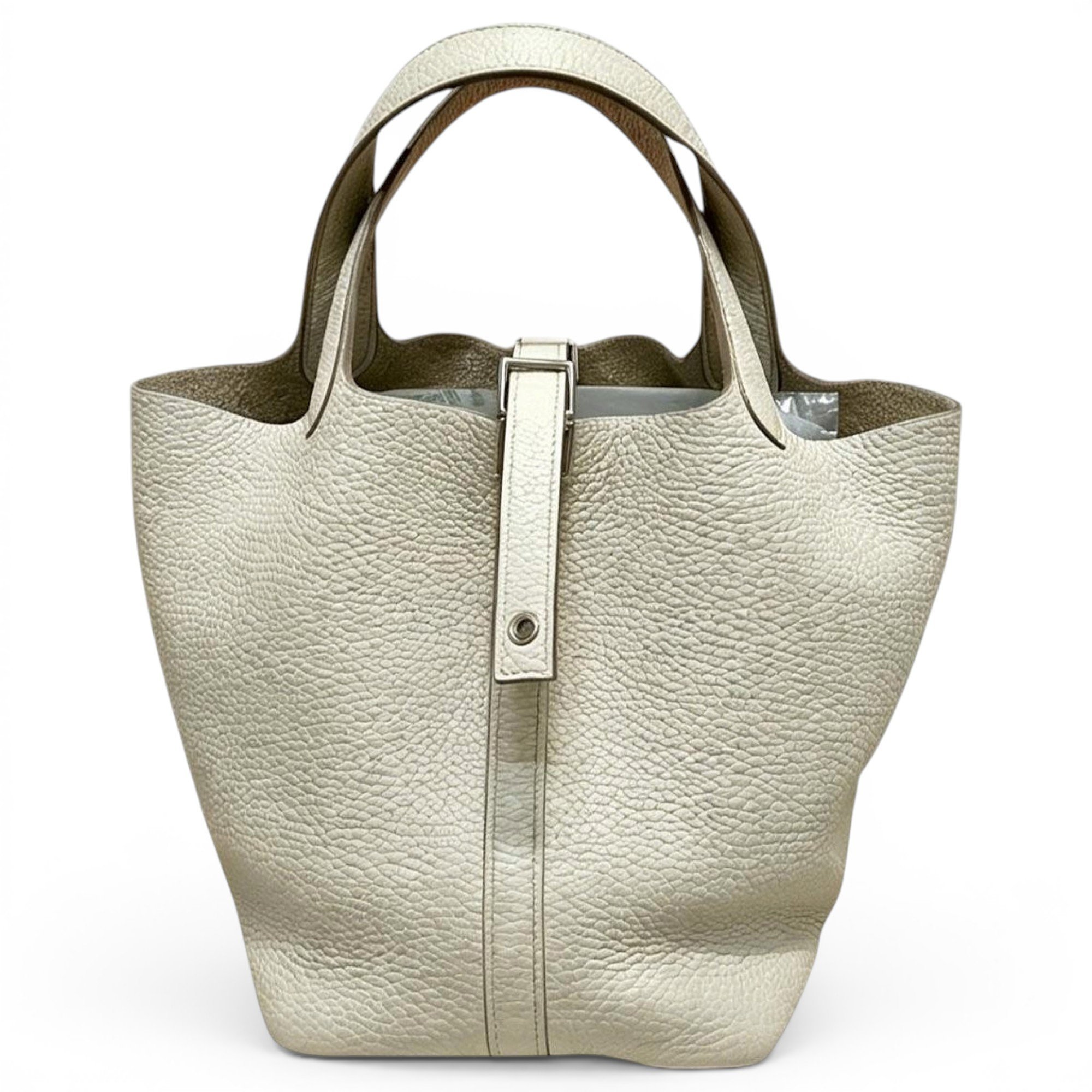 Picotin leather handbag
