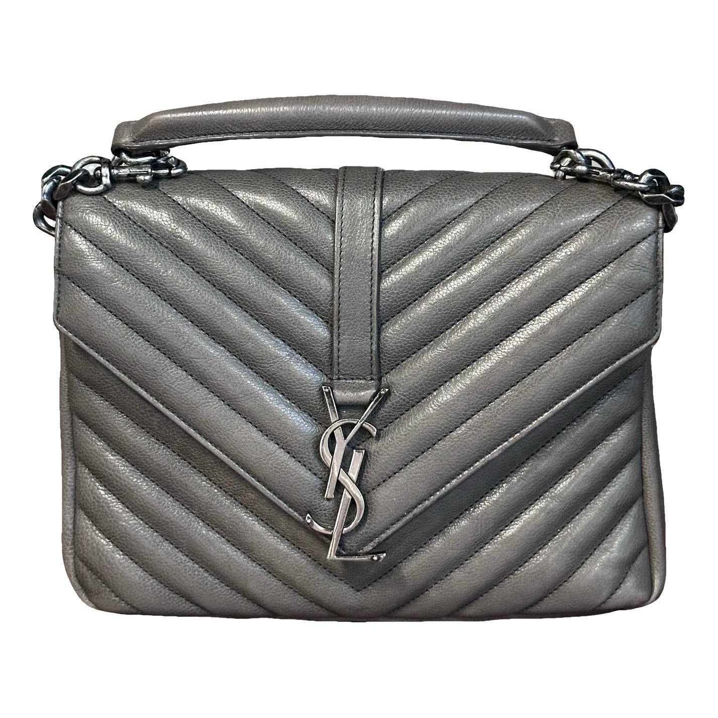 Collége monogramme leather handbag