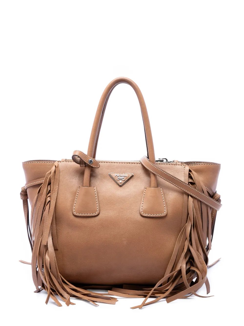 2013-2026 Glace Calf Fringed Twin Pocket satchel