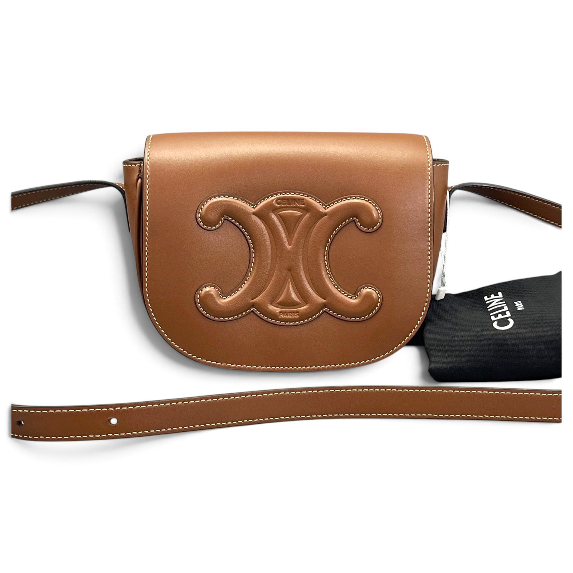 Folco leather crossbody bag