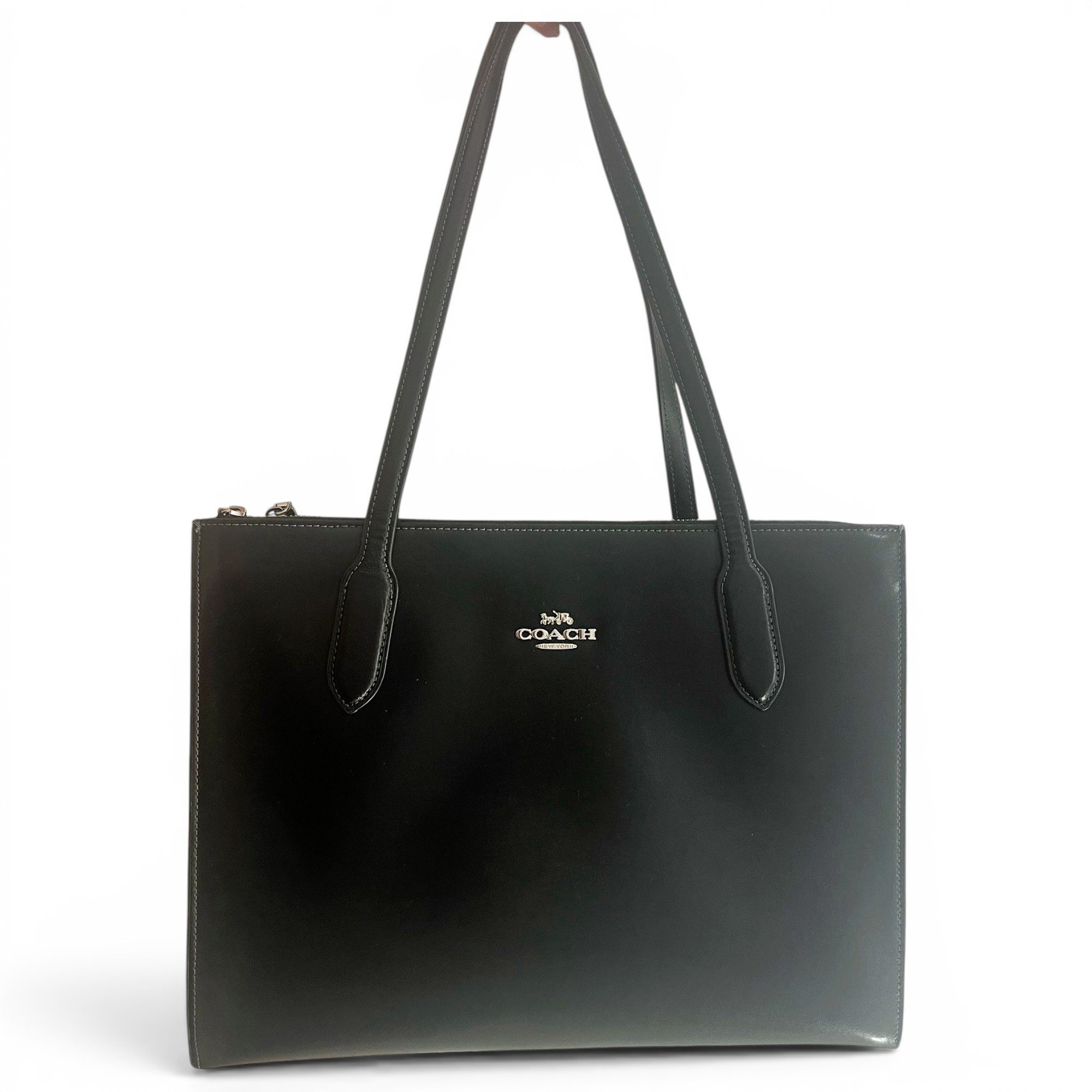 Leather tote