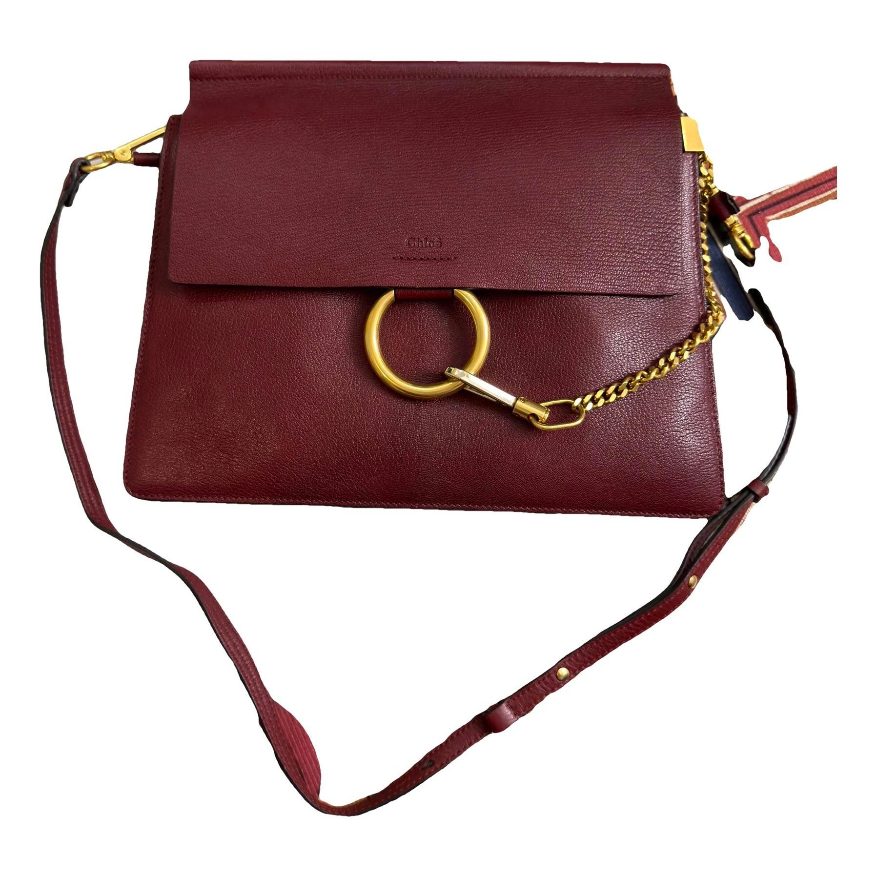 Faye leather handbag