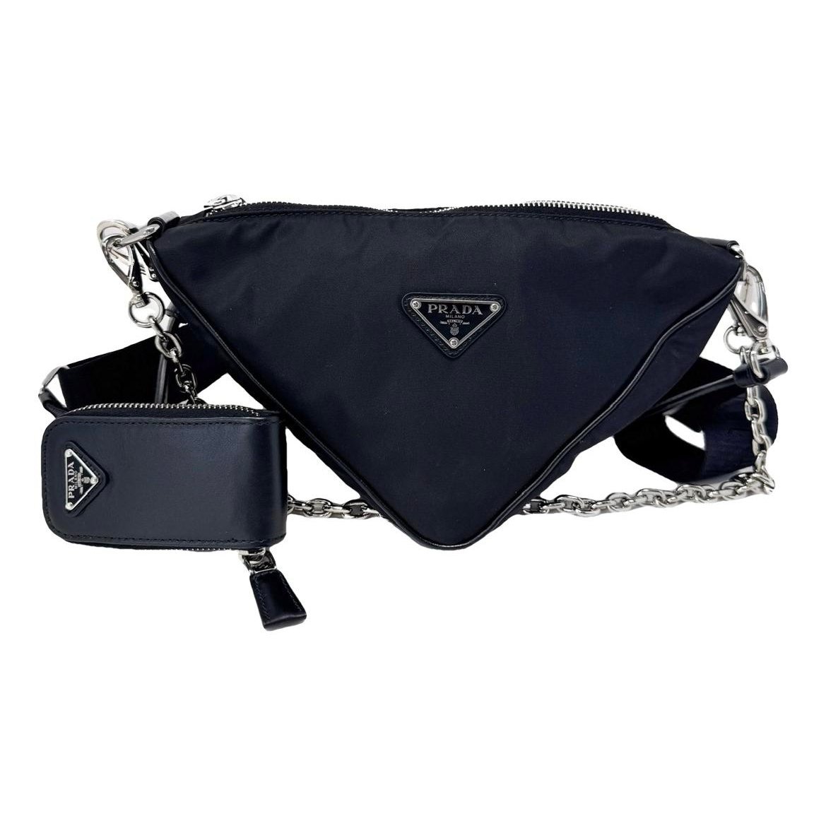 Re-Nylon cloth crossbody bag