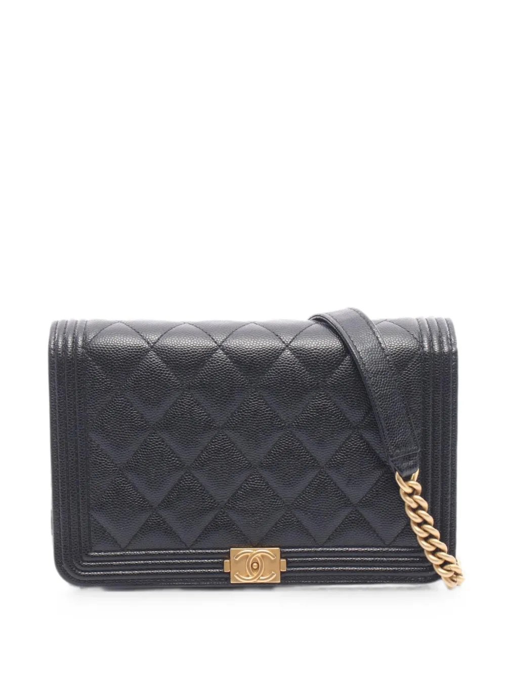 Boy matelassé chain wallet mini crossbody bag