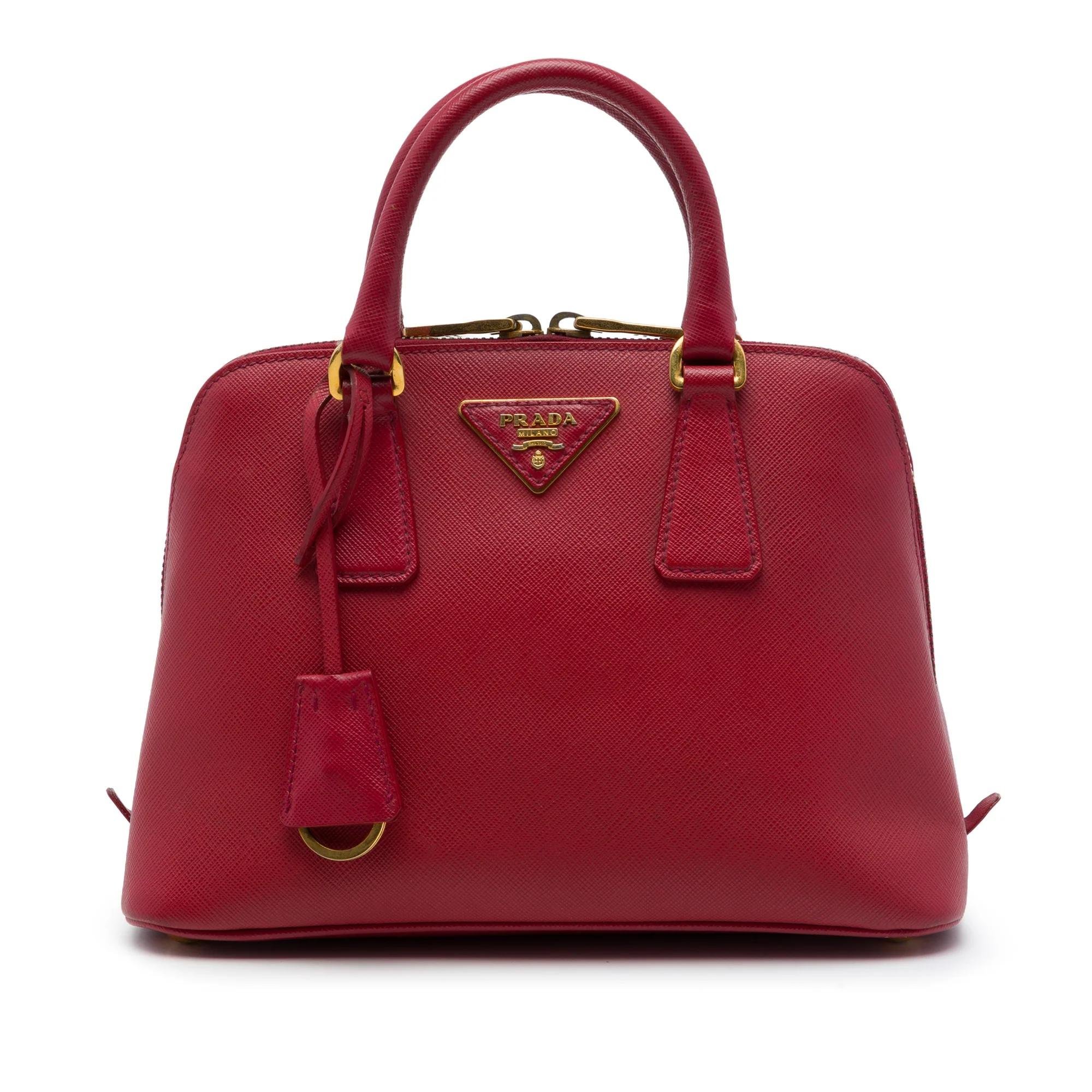 Promenade leather handbag