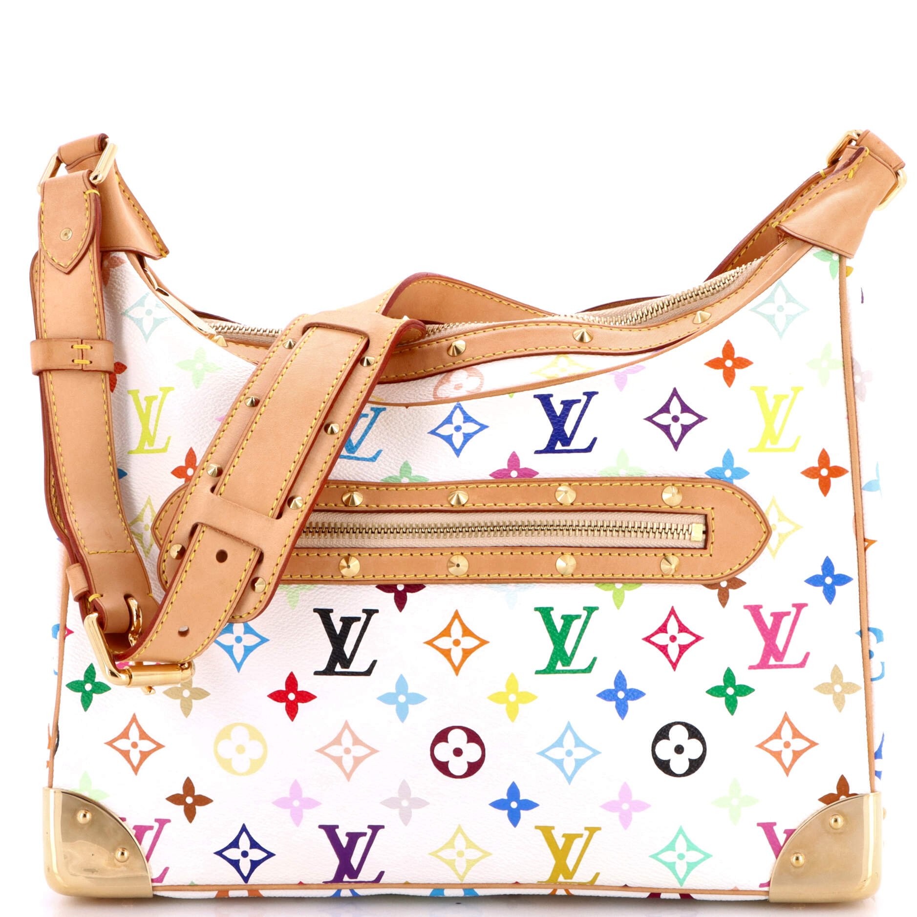 Louis Vuitton Boulogne Handbag Monogram Multicolor