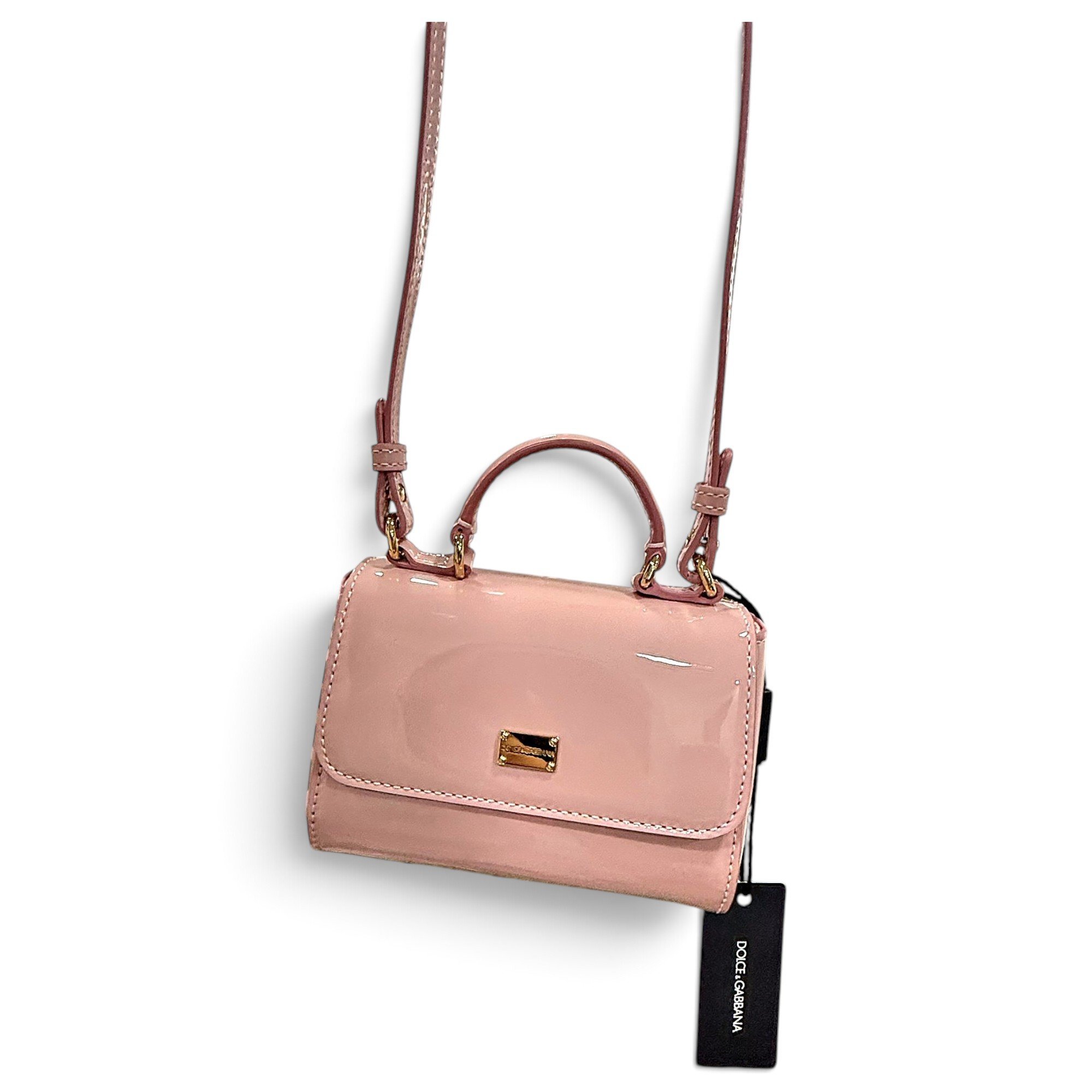 Dolce & Gabbana Sicily patent leather crossbody bag