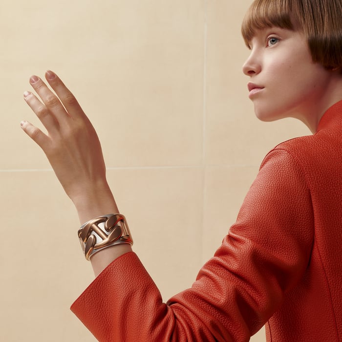 Grès Silver Lumière Nautique Cuff Bracelet