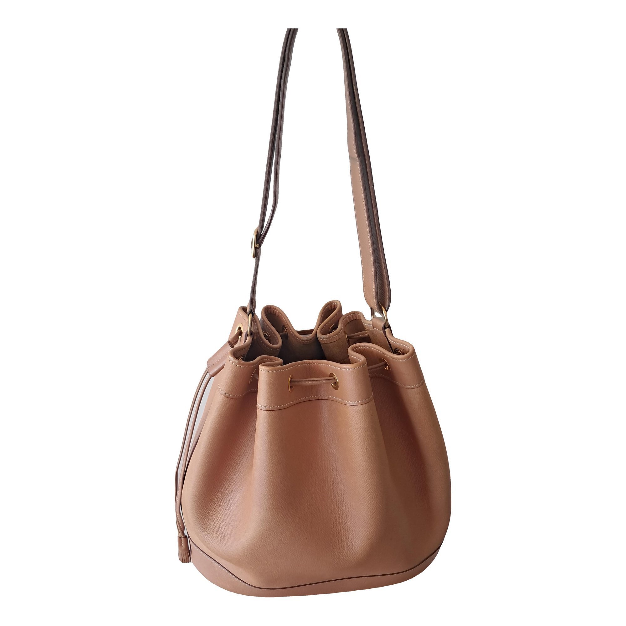 Market leather handbag