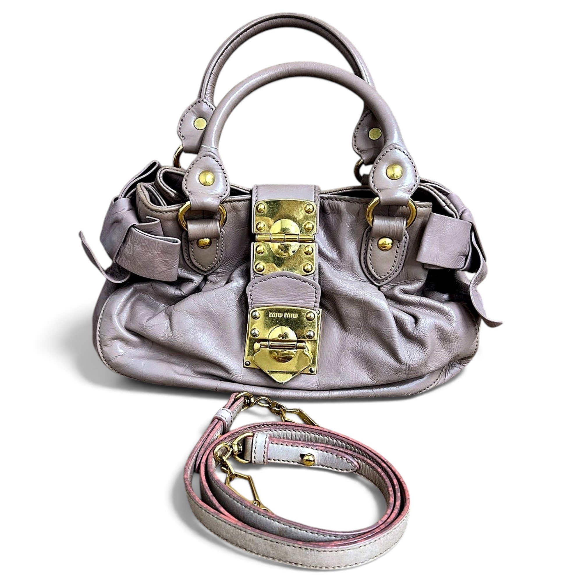 Leather handbag