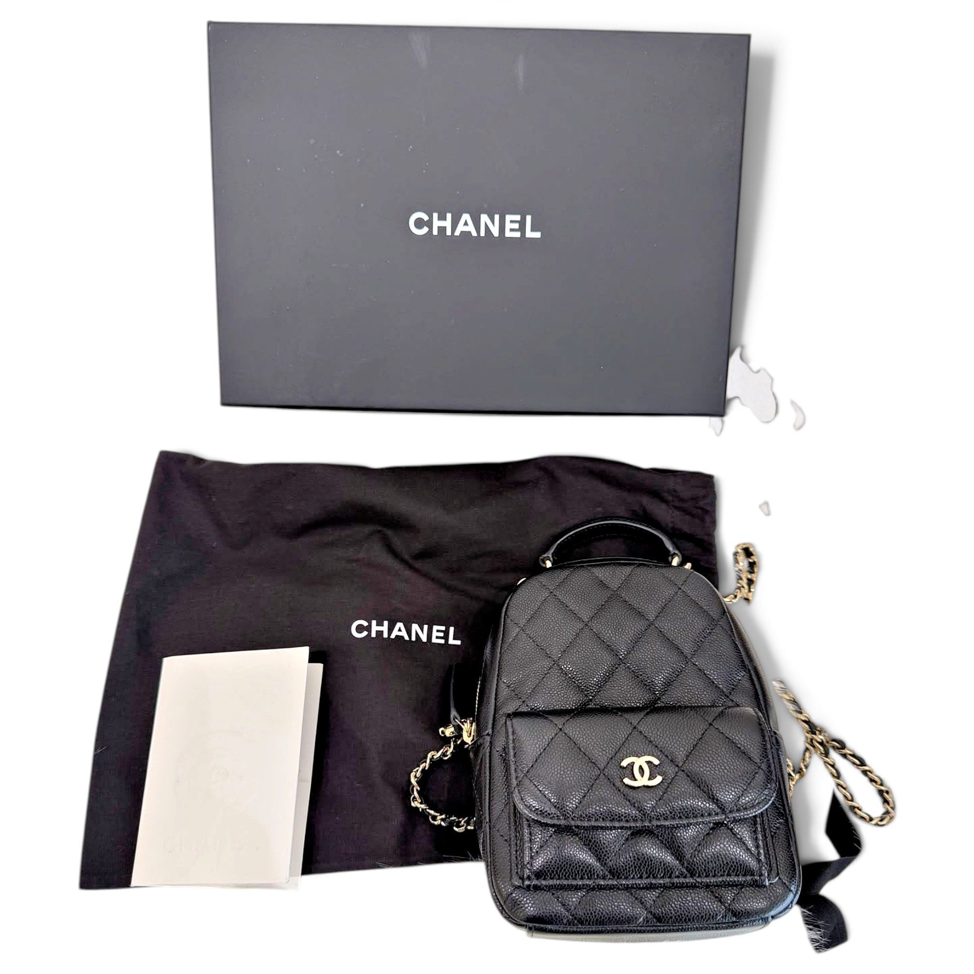 Leather backpack