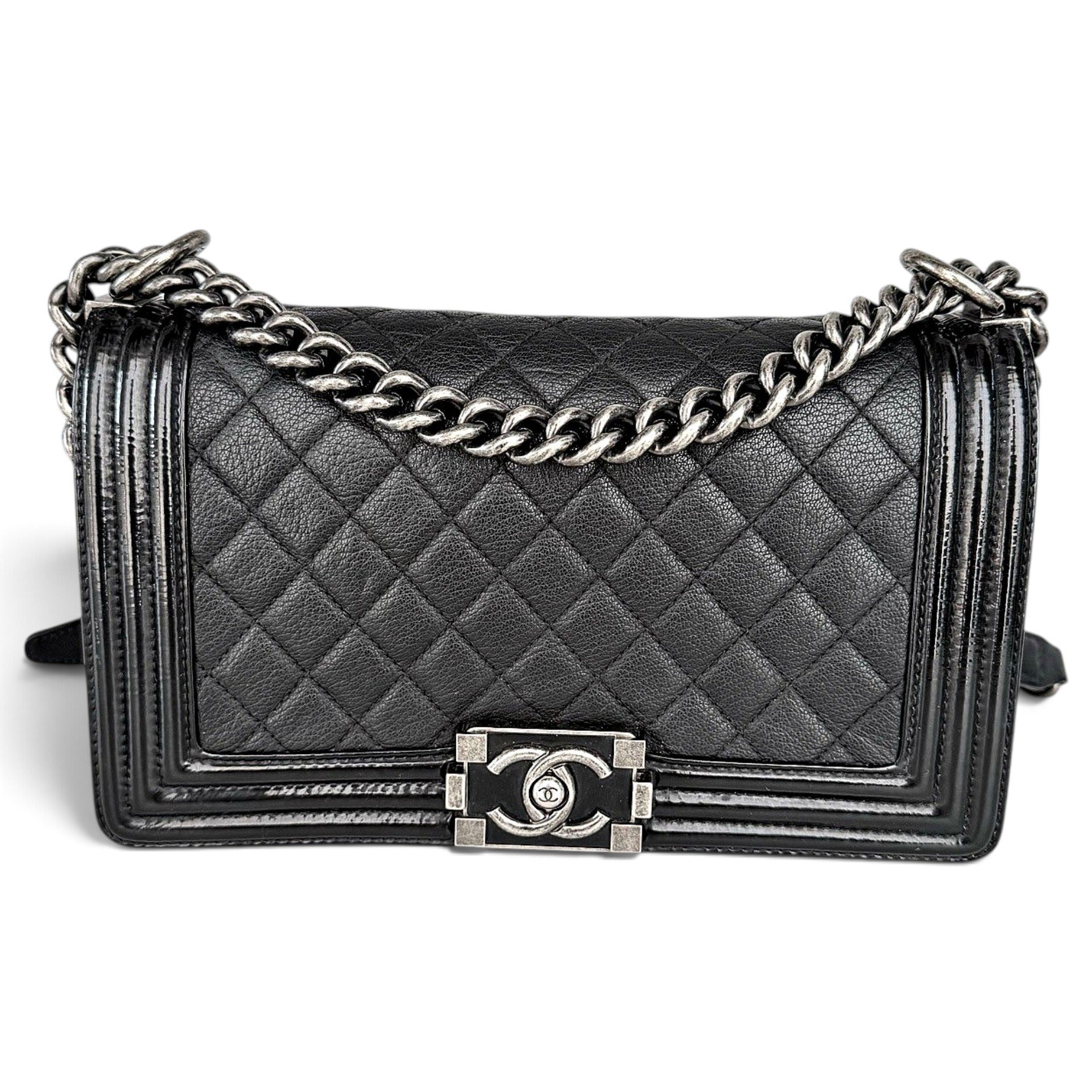 Boy leather crossbody bag