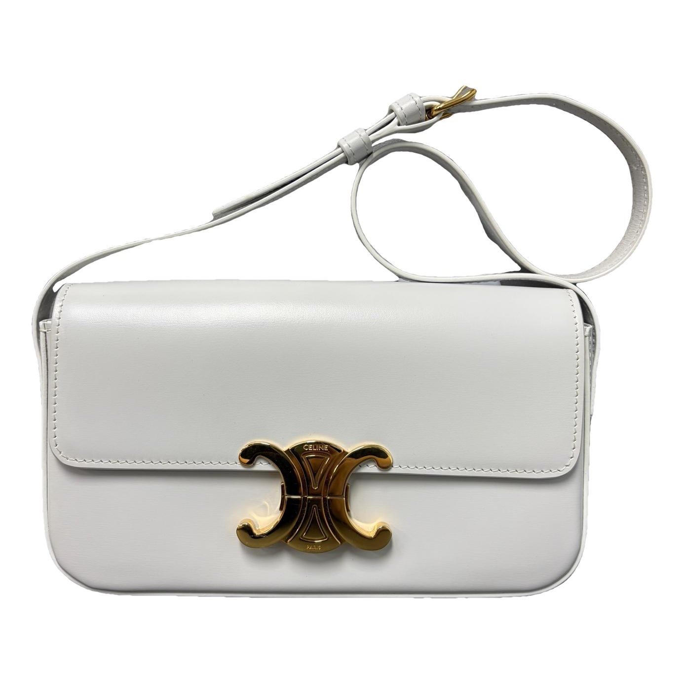Triomphe Long leather handbag