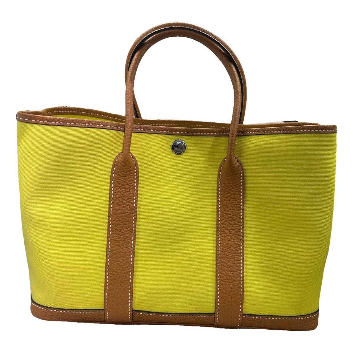 Hermes Garden Party 30 Handbag Gold