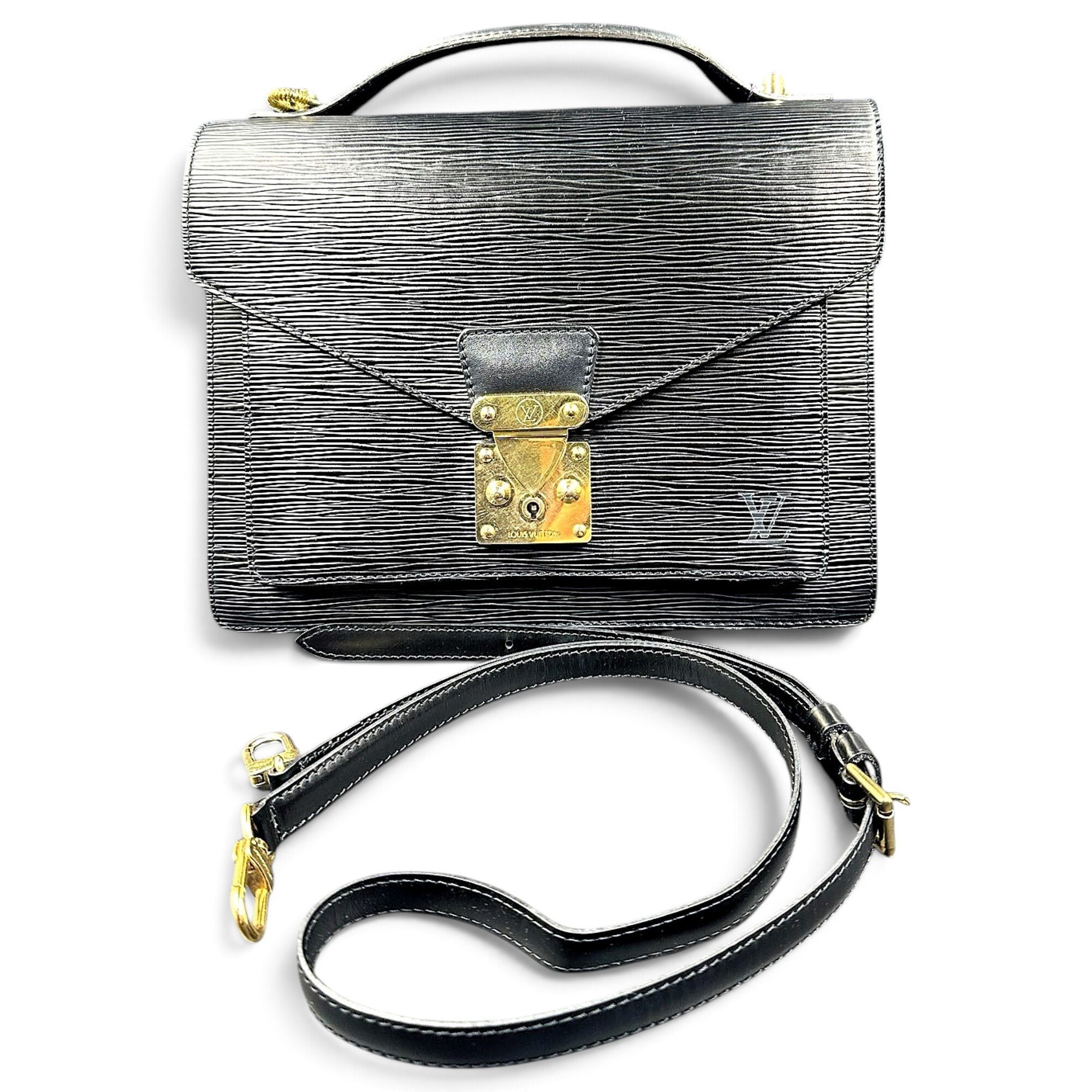 Monceau leather satchel
