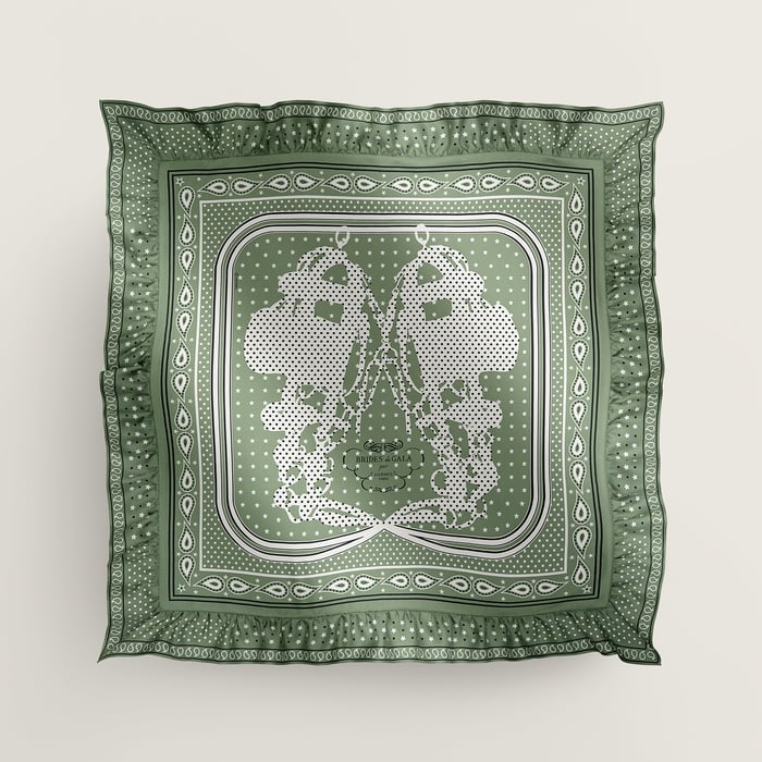 Brides De Gala Bandana a Pois 스카프 70