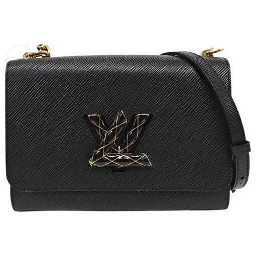 Twist leather crossbody bag
