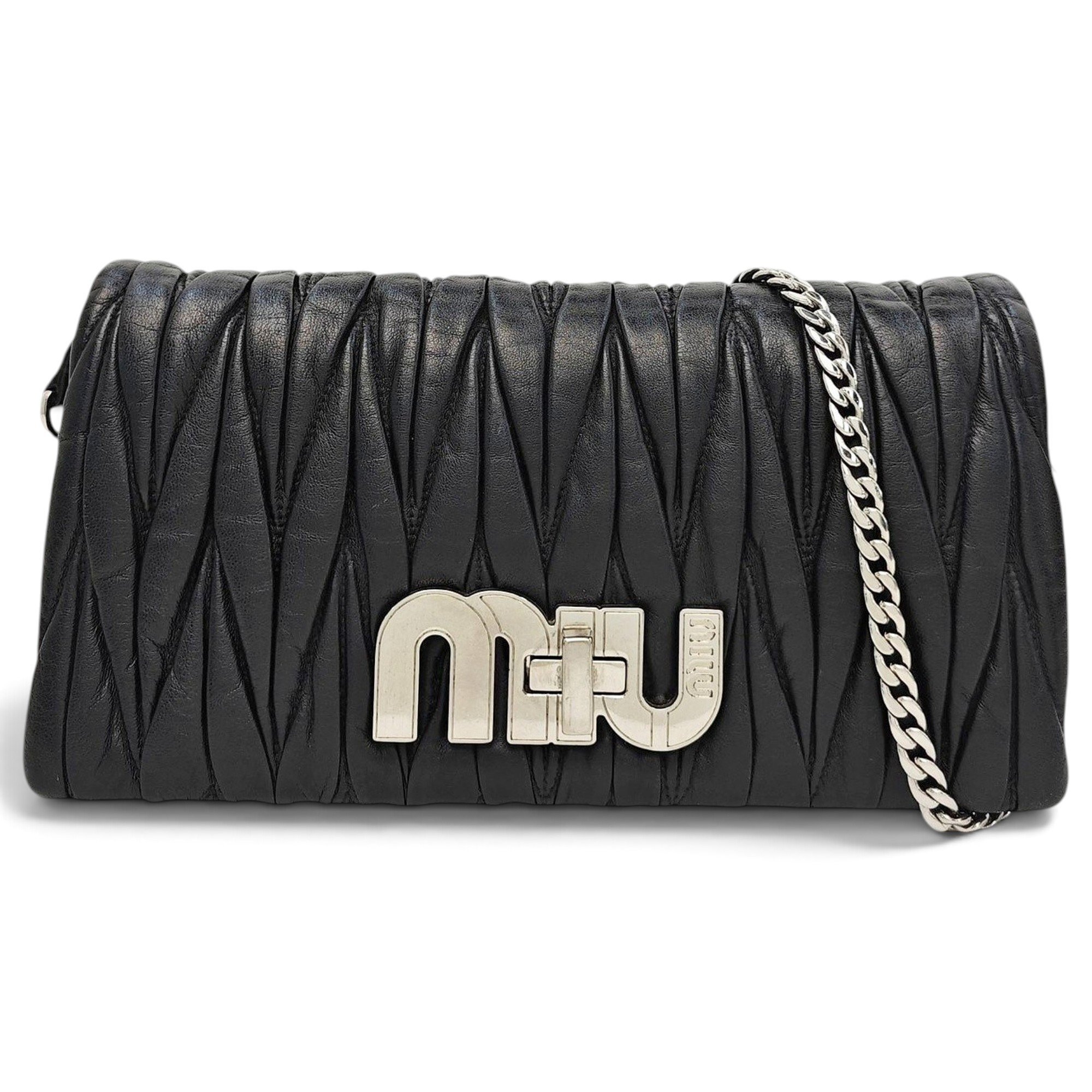 Miu delice leather handbag