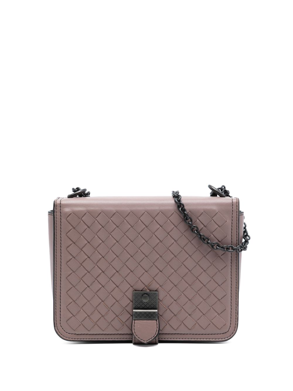 2012-2025 Small Nappa Intrecciato Runway shoulder bag