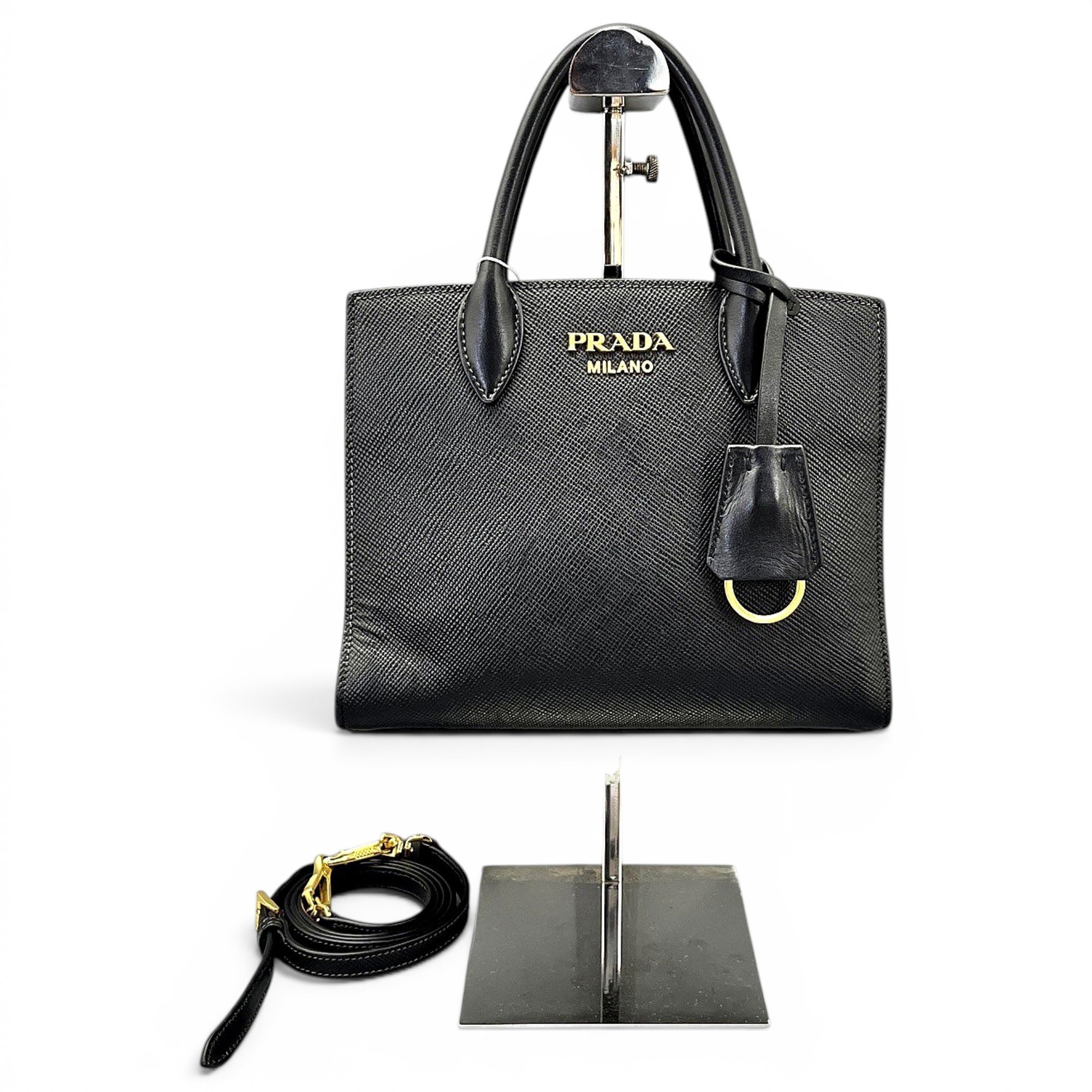 Bibliothèque leather crossbody bag