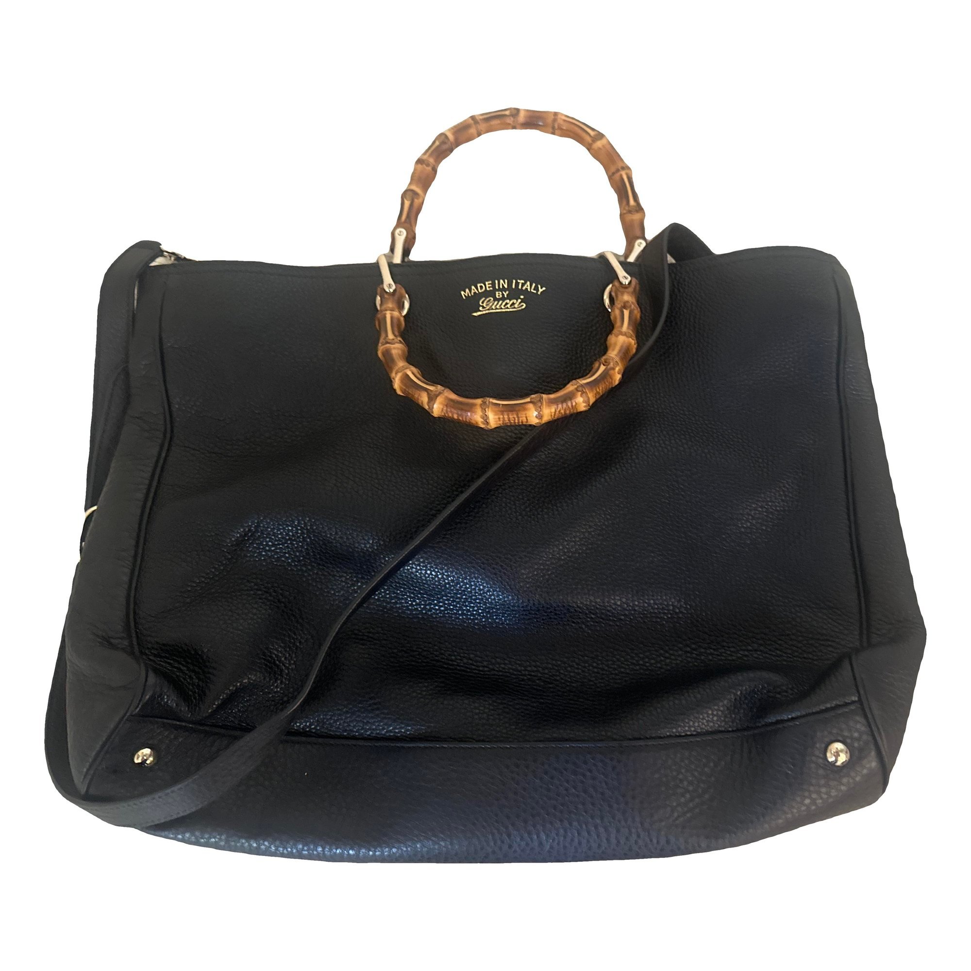Bamboo leather satchel
