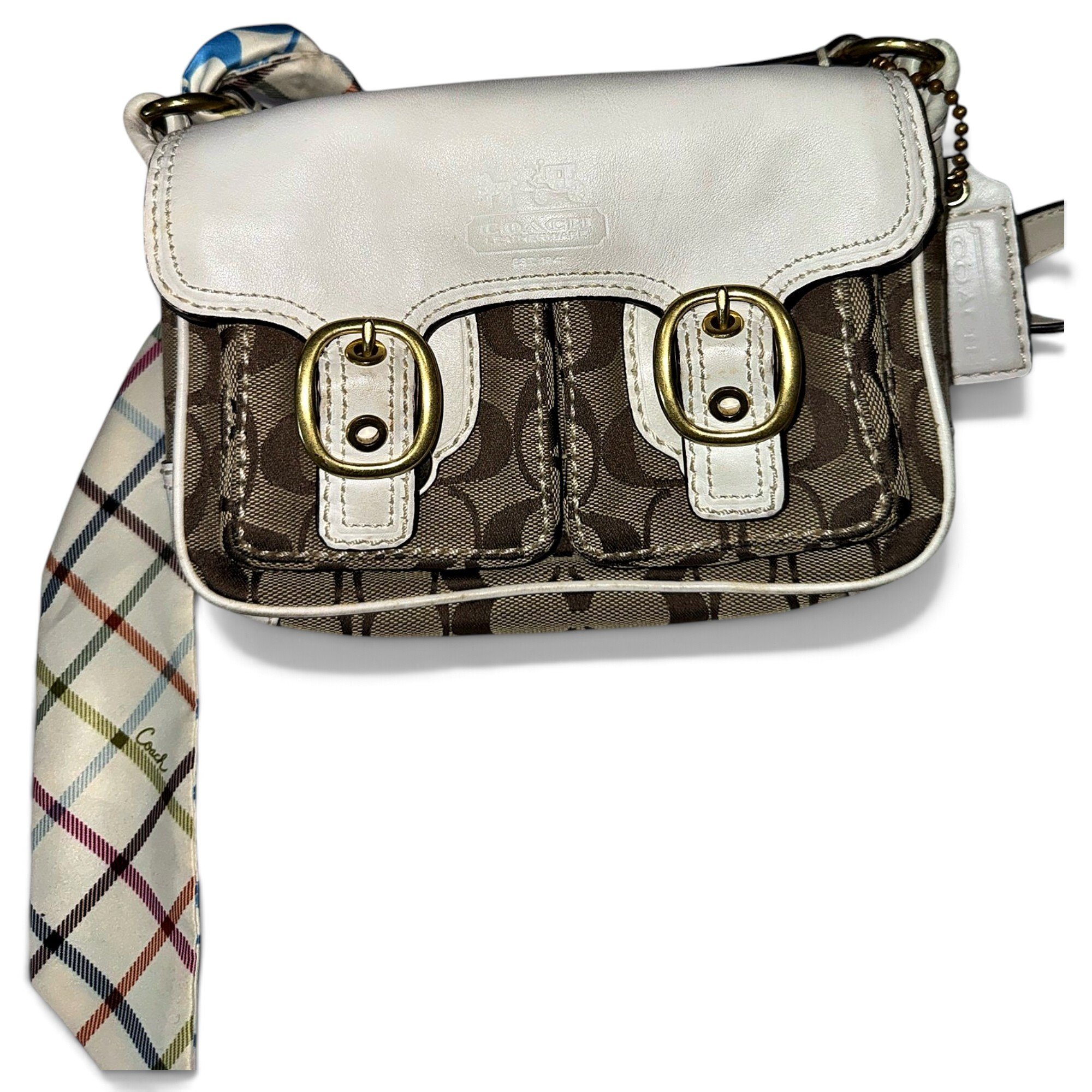 Signature Sufflette cloth crossbody bag