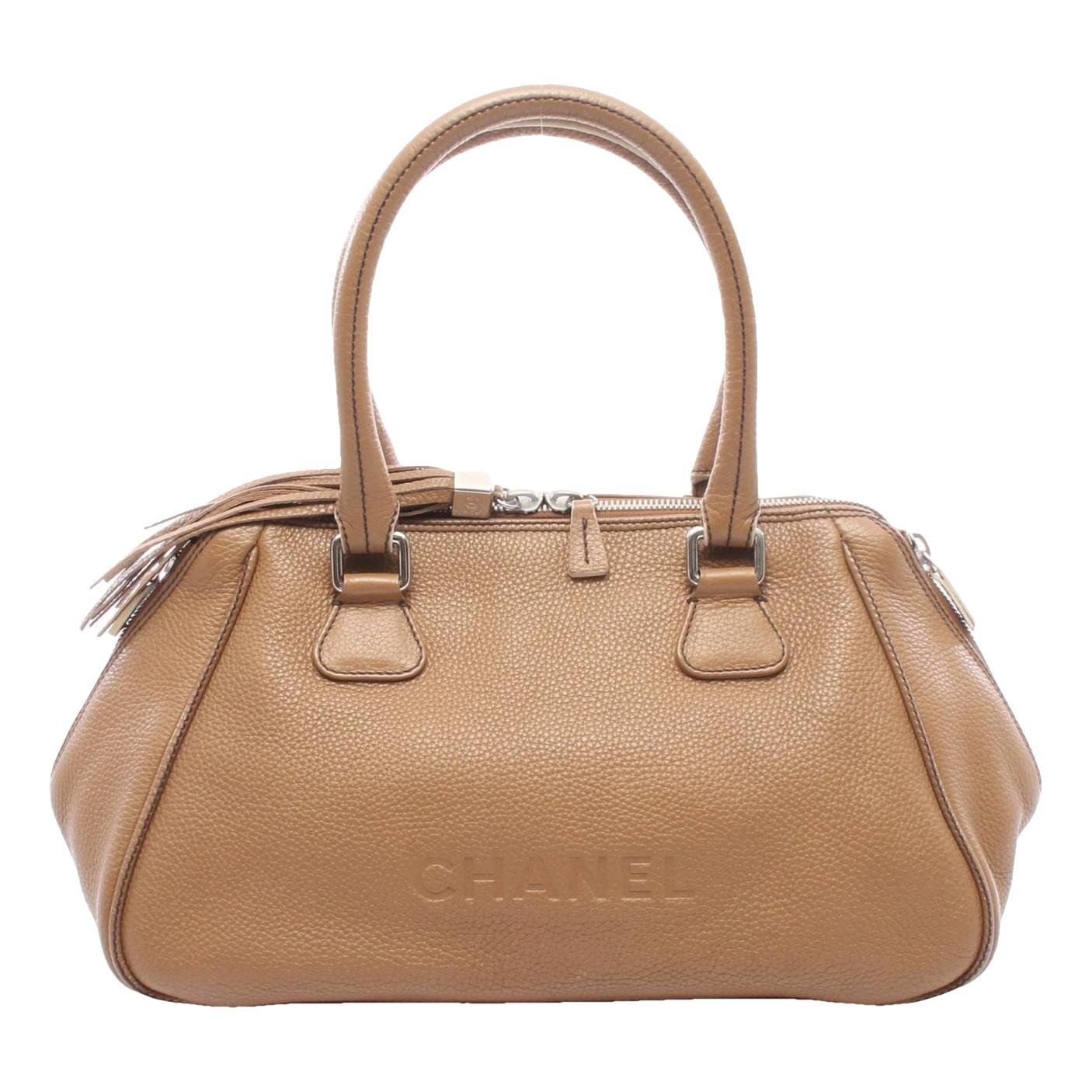 Leather tote