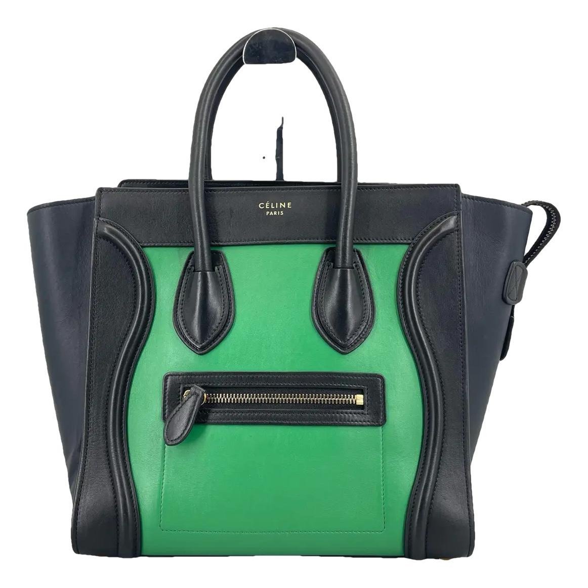 Luggage leather handbag