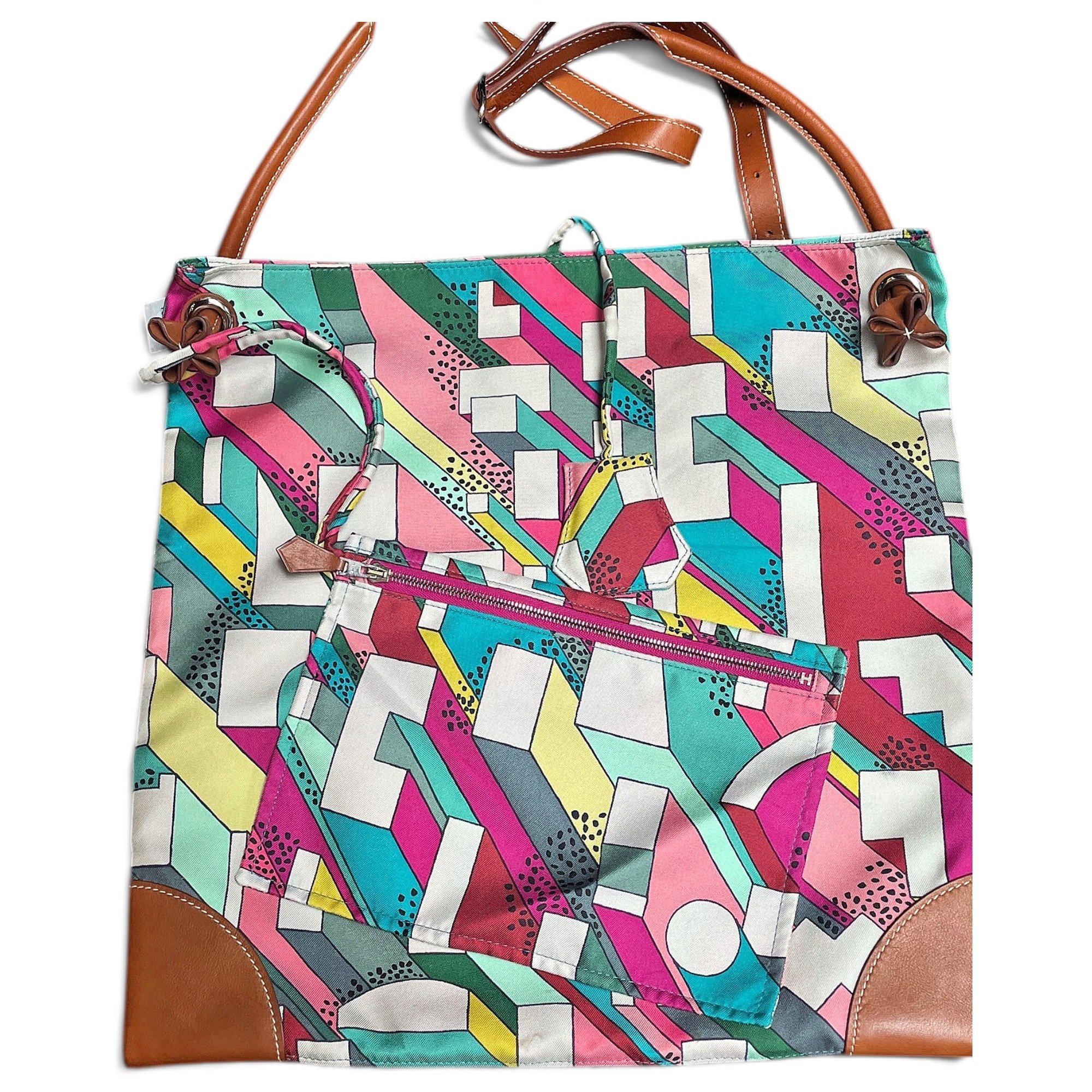 Silk City silk handbag