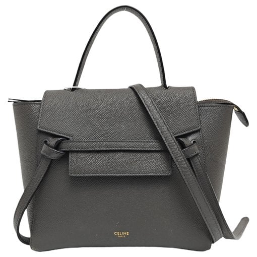 Belt leather handbag