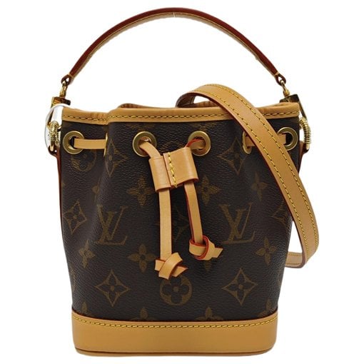 Nano Noé leather handbag