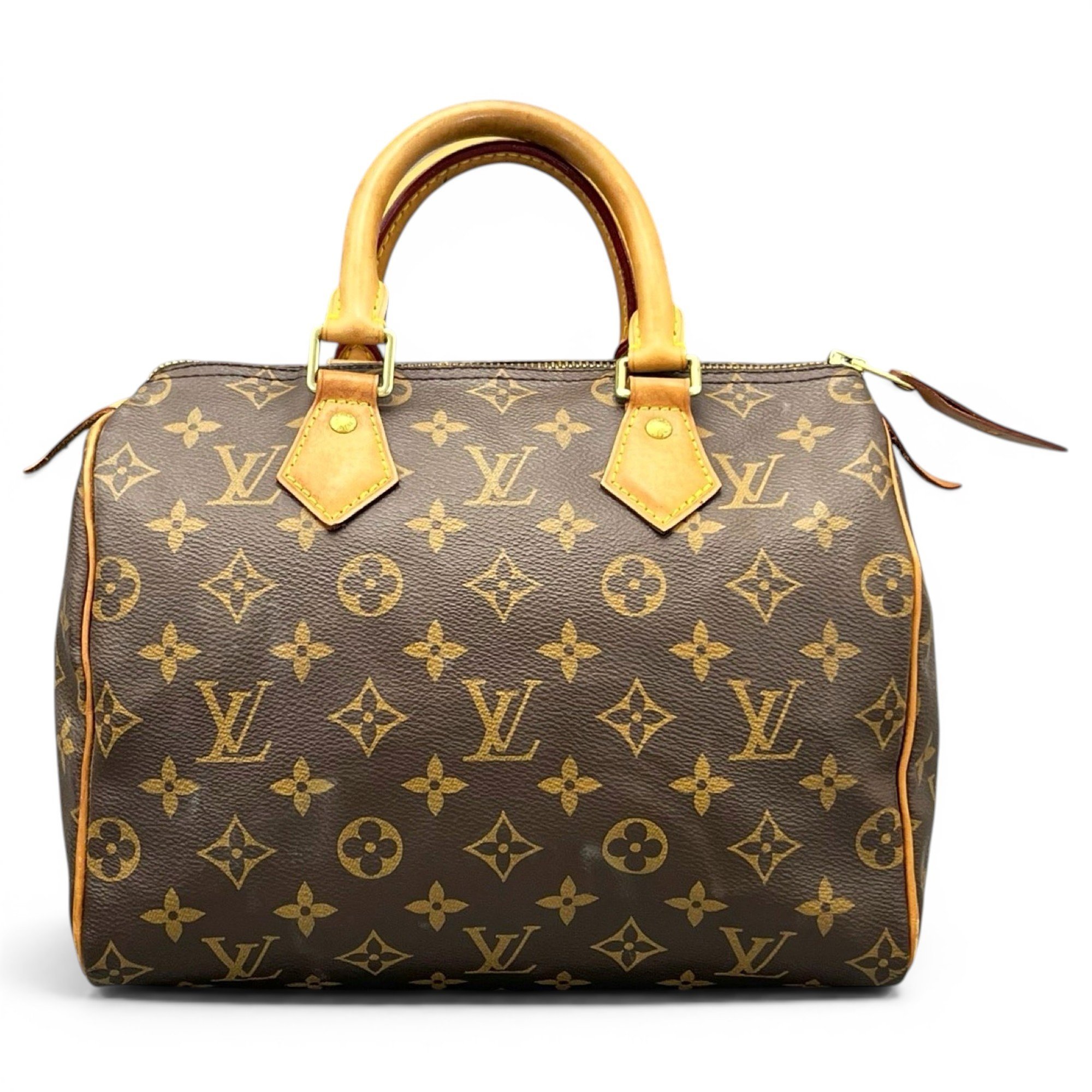 Speedy leather handbag