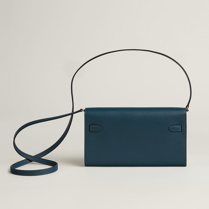 Bleu De Prusse Kelly Classique to Go Wallet
