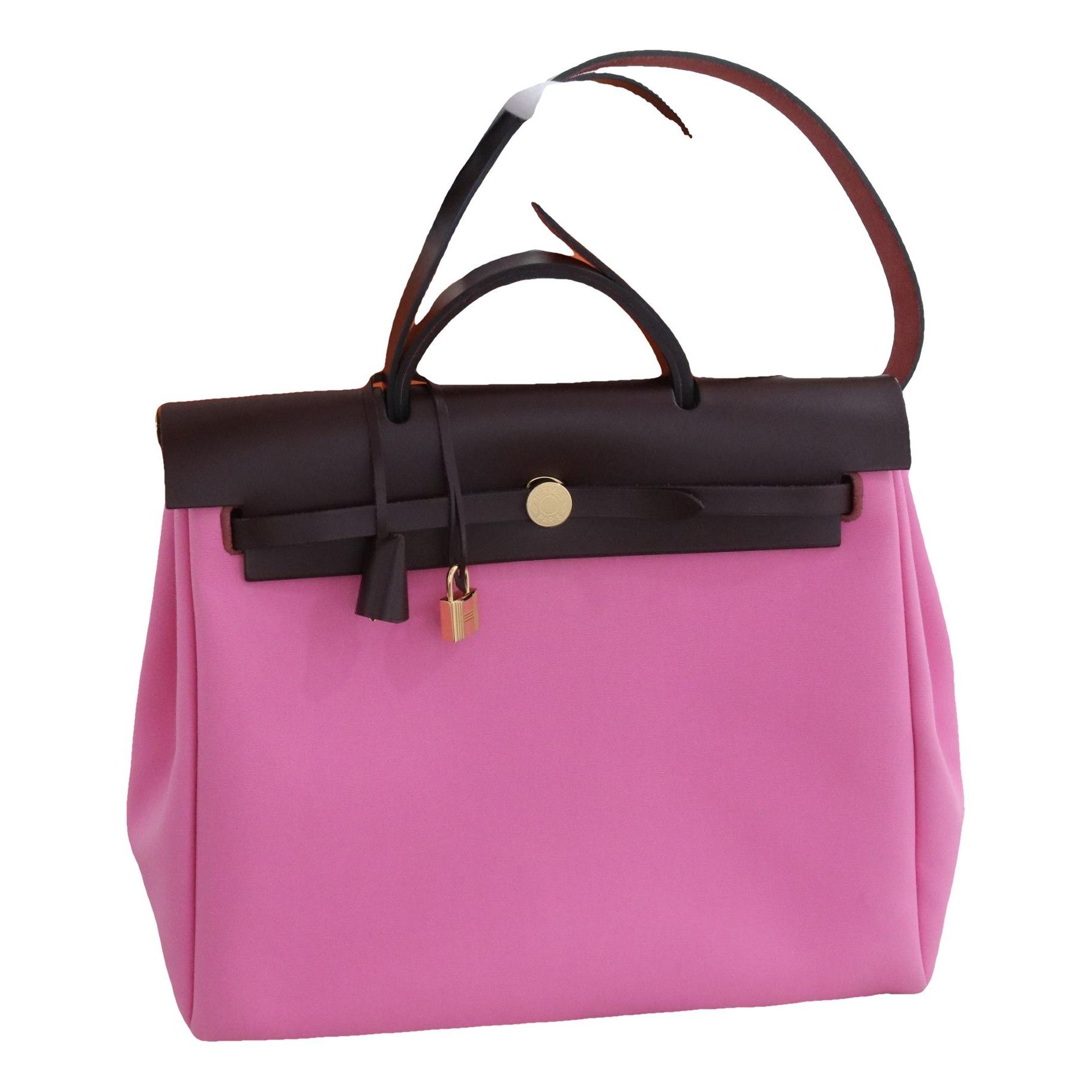 Hermes Herbag Handbag Pink