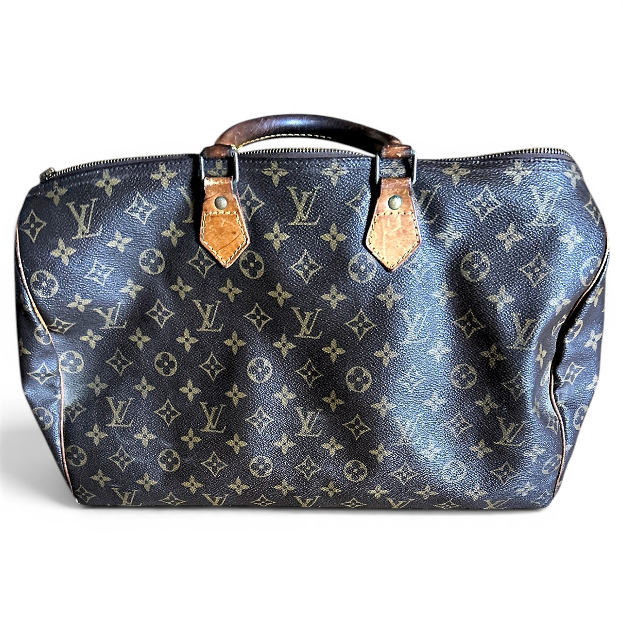 Speedy leather handbag