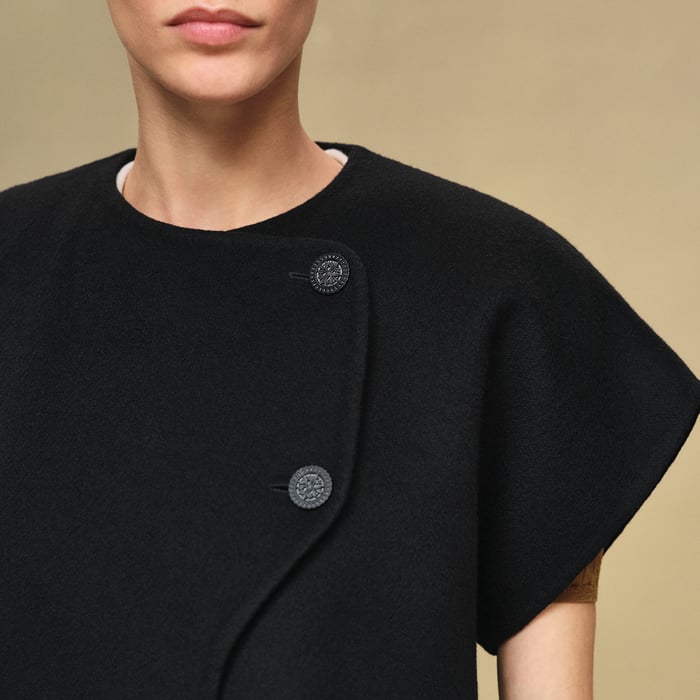 Noir Short-sleeve Bolero Jacket