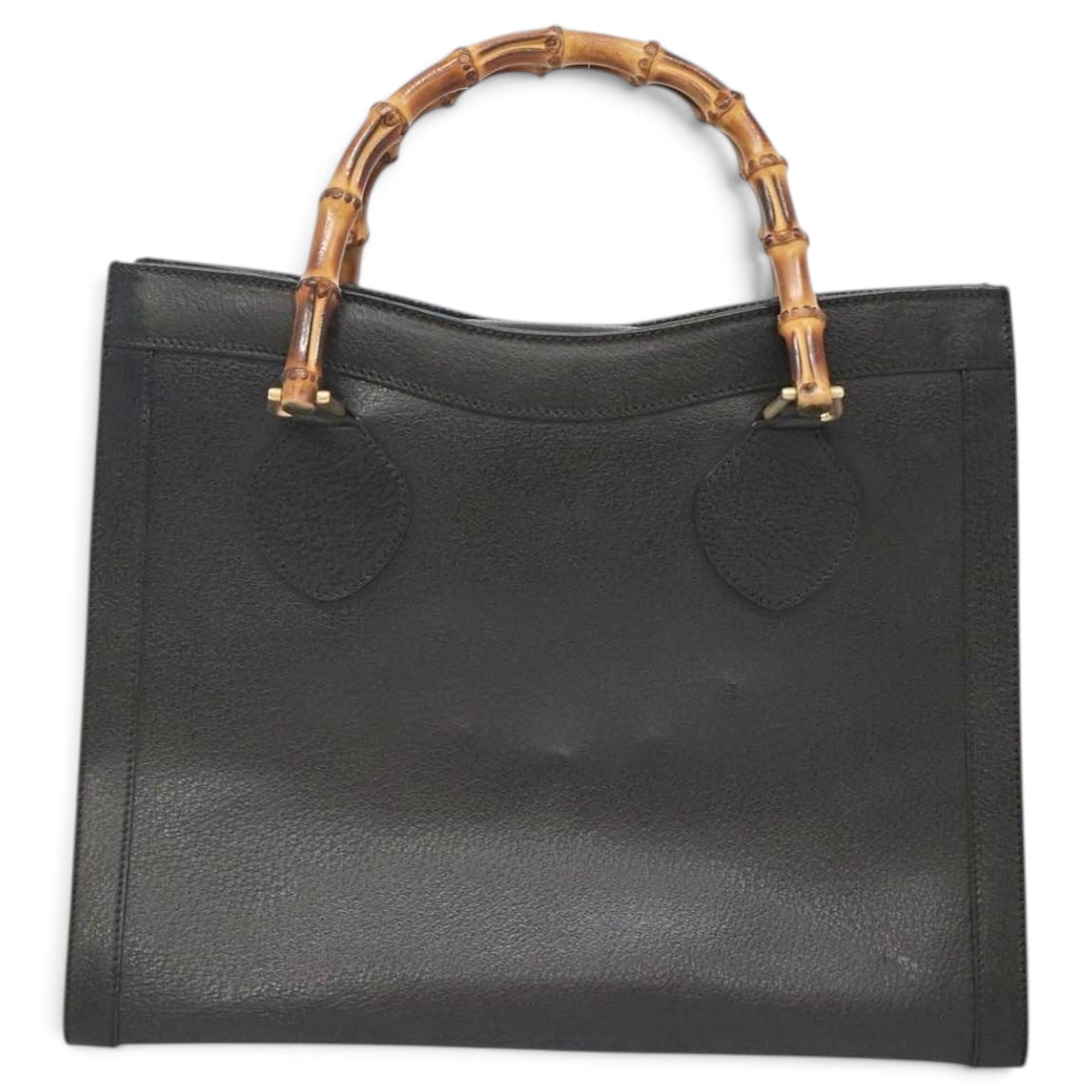 Bamboo leather handbag